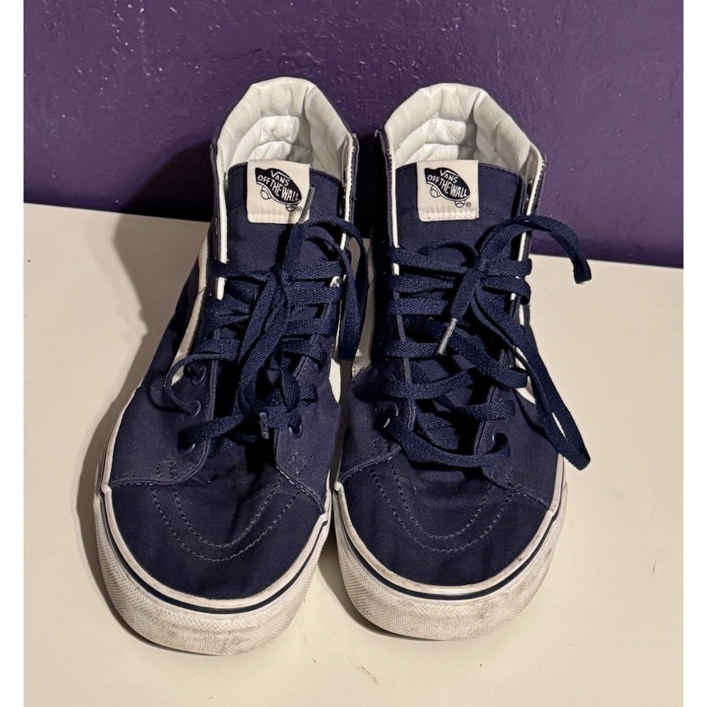 Vans Sk8-Hi MLB New York Yankees Men's 12 Shoes Baseball Excellent Rare - Picture 3 of 6
